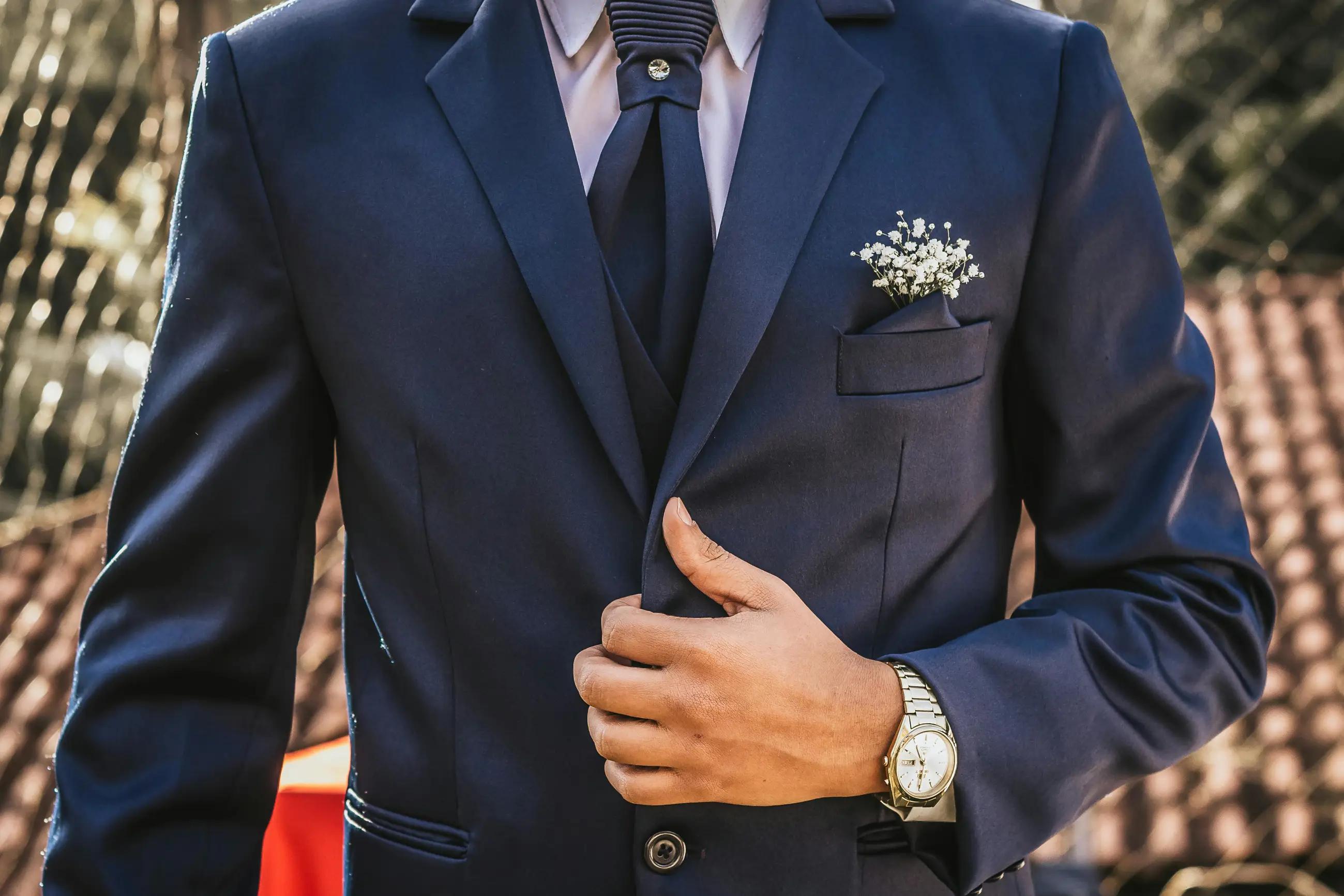 The Glamorous Grooms: A Guide to Stylish Men&#39;s Wedding Attire Image