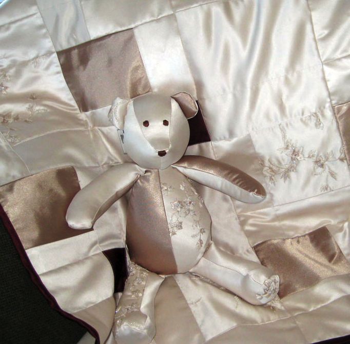 Make a baby blanket or stuffed animal