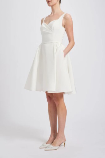 Amsale Wedding Dresses LW250 #0 default Silk White thumbnail