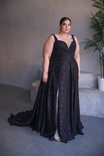 Studio Levana Olivia Black Brocade #0 default Black thumbnail