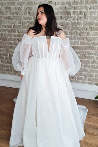 Studio Levana Eva Young With Sleeves #0 default Ivory thumbnail