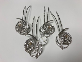 Paris by Debra Moreland Lush Life Hairpins (set of 4)-Discontinued #0 default S/I/C thumbnail