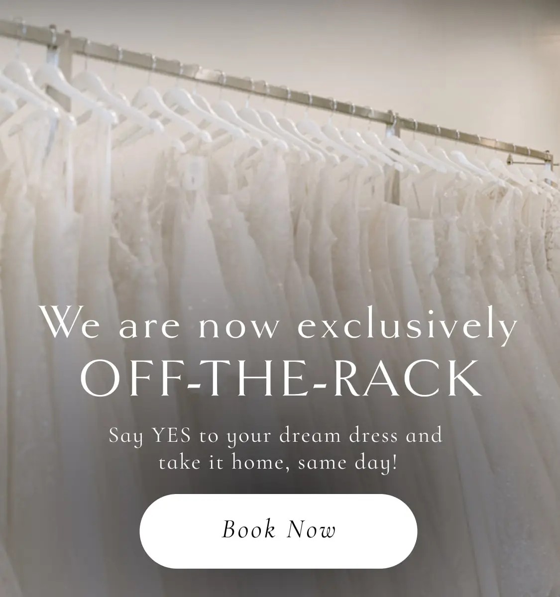 Off the Rack dresses at Solutions Bridal in FL